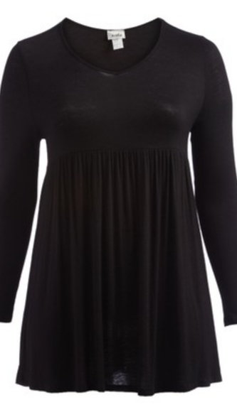 NWT Plus Size Empire Waist Tunic - Picture 1 of 4